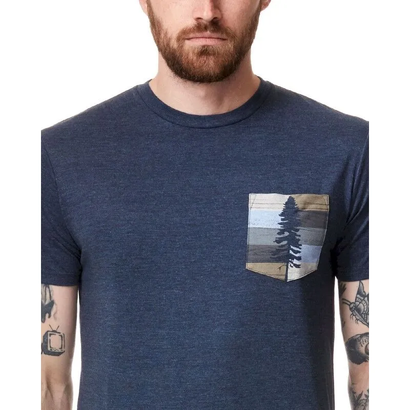 Tentree Spruce Stripe Pocket Men's T-Shirt at Hardloop