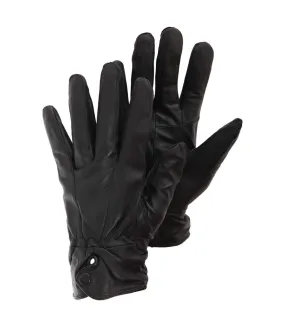 Universal Textiles Women's Black Leather Gloves