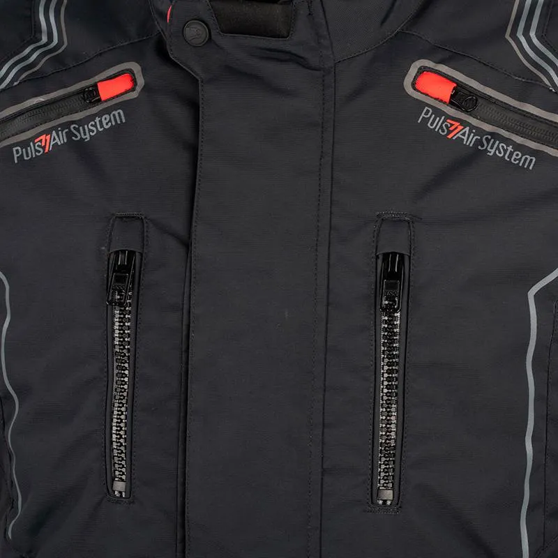 Black BERING FLAGSTAFF Motorcycle Jacket