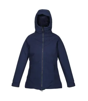 Regatta women's navy blue waterproof jacket.