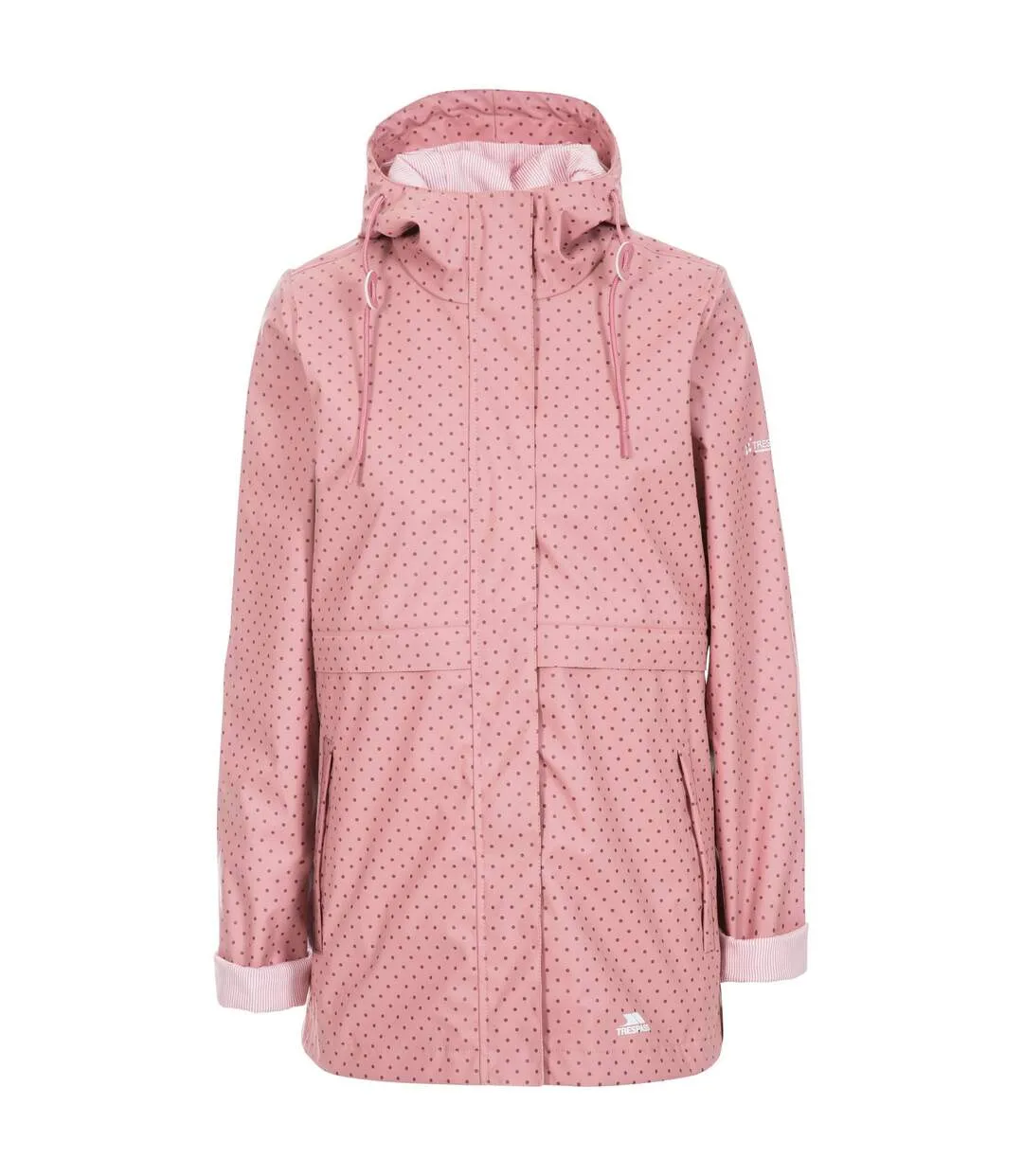 Trespass Old Rose Women's Splash-Proof Rain Jacket - Keywords: Trespass rain jacket, women's splash-proof jacket, old rose rain 