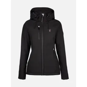 Technical black softshell jacket women - Aulp | wimod