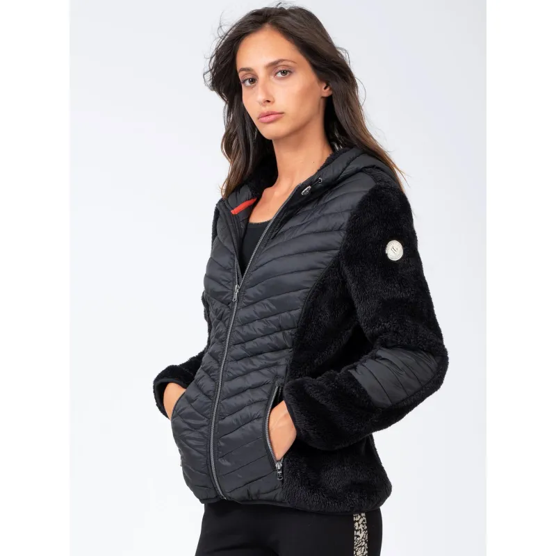 Technical black softshell jacket women - Aulp | wimod