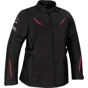 Noir/Fuschia Ladies Textile Jacket - MAXXESS.FR, Motorcycle Gear