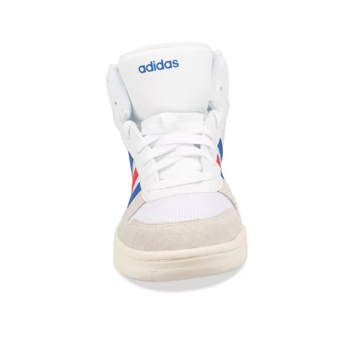 White Adidas Hoops Mid 2.0 K Basketball Shoes