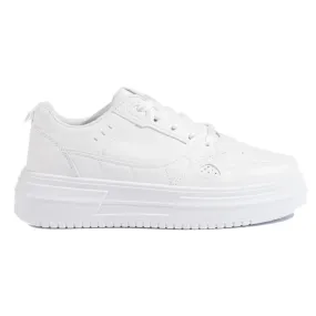 White Women's Athletic Sneakers and Sports Shoes.