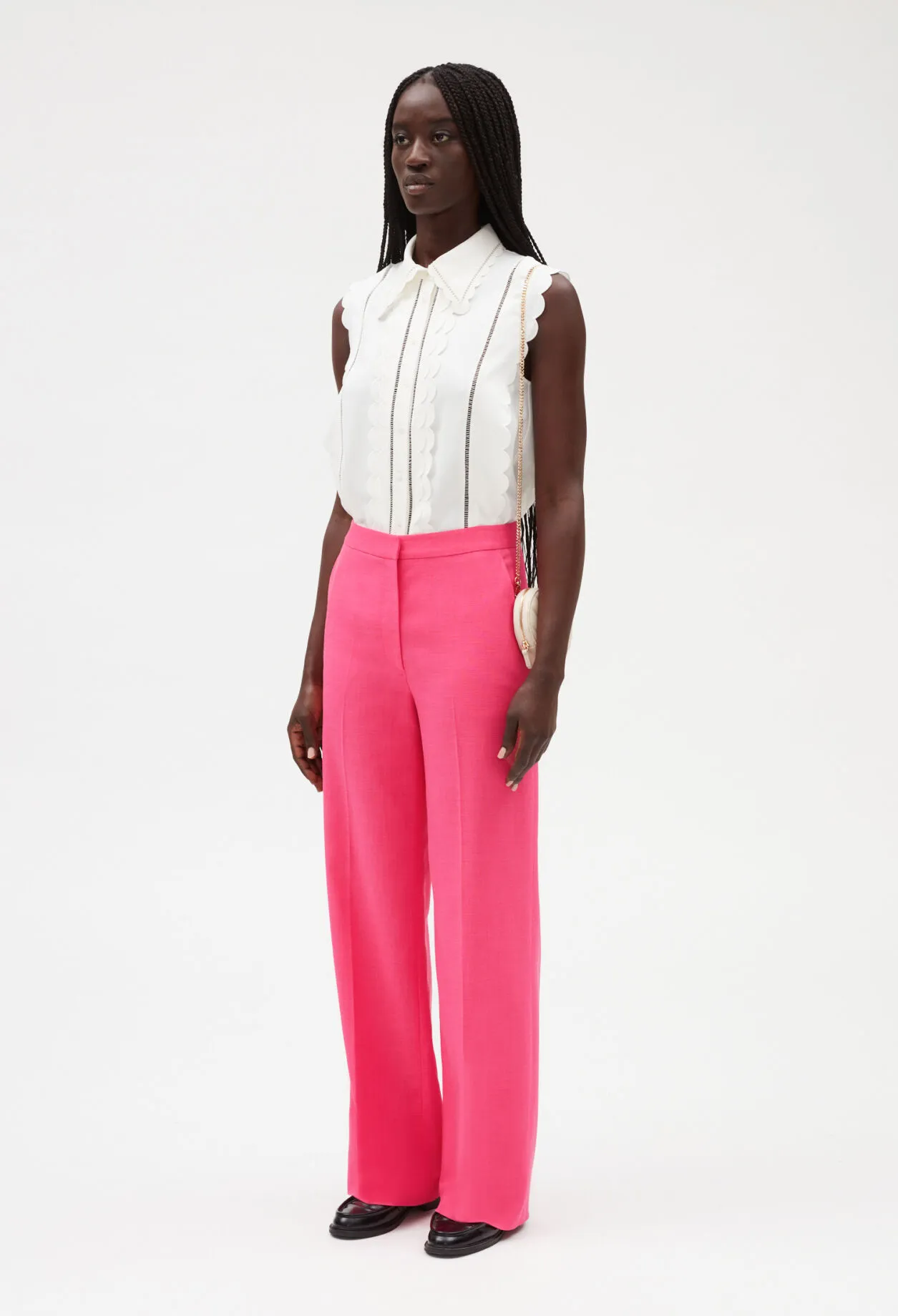 Wide pink pants by Claudie FR