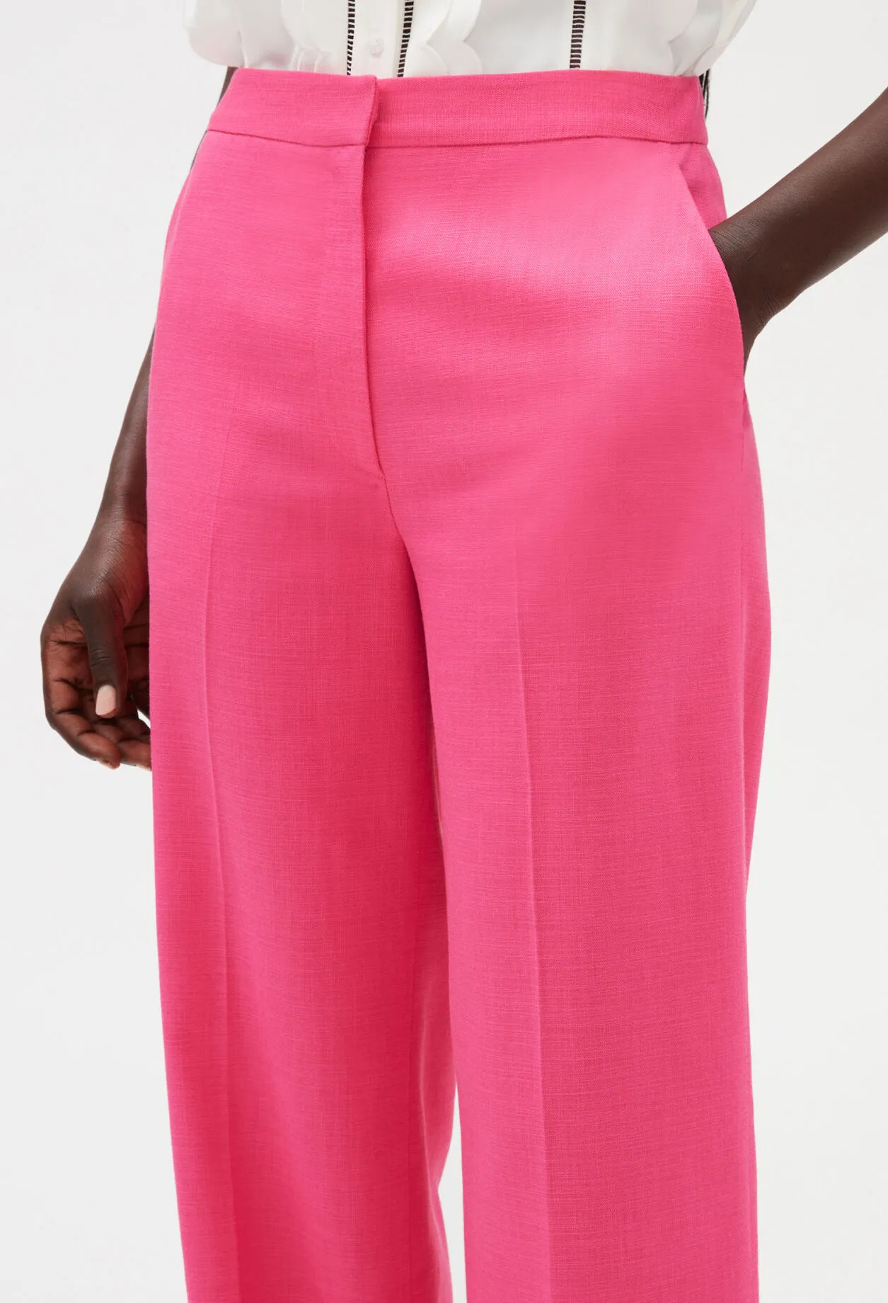 Wide pink pants by Claudie FR