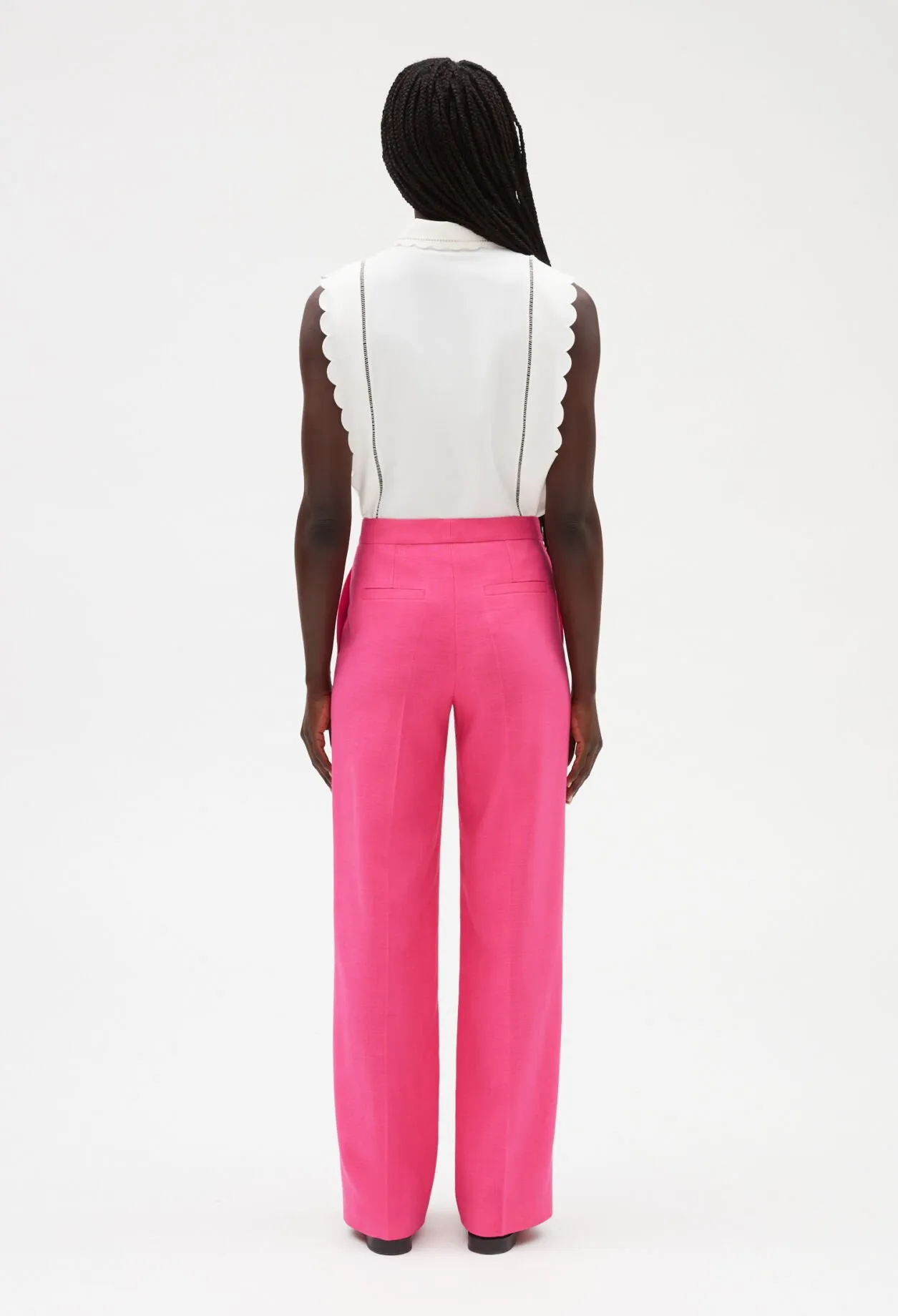 Wide pink pants by Claudie FR