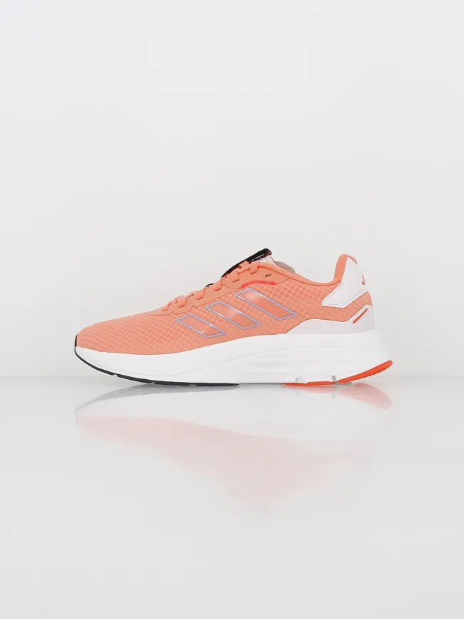 Women's Adidas Speedmotion Orange Running Shoes - wimod