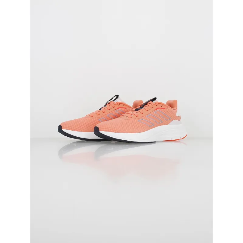 Women's Adidas Speedmotion Orange Running Shoes - wimod