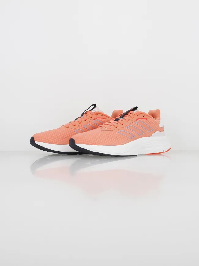 Women's Adidas Speedmotion Orange Running Shoes - wimod