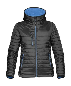 Women's Black Navy Puffer Technical Jacket - AFP-1W