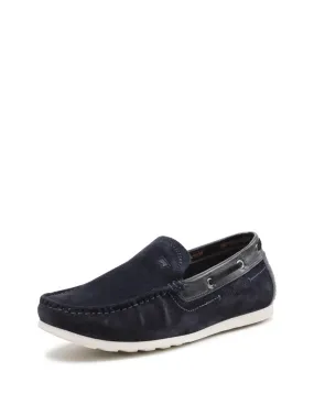 Wrangler navy blue moccasins - SKU 53296.